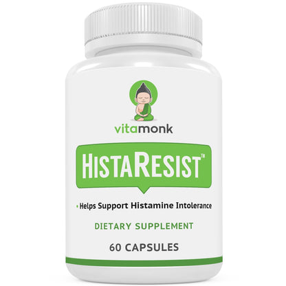 VitaMonk HistaResist DAO Enzyme Supplement – Histamine Support | 60 Caps