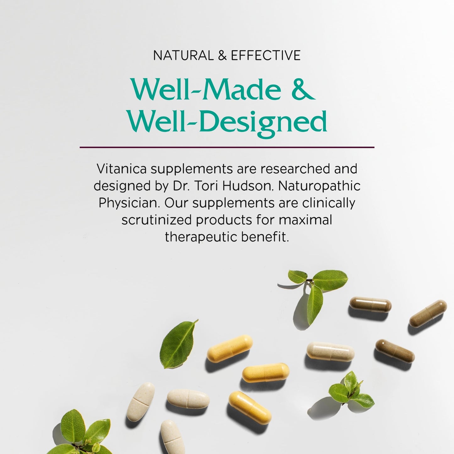 Vitanica Adrenal Assist – Vegan Adrenal Support, 180 Capsules