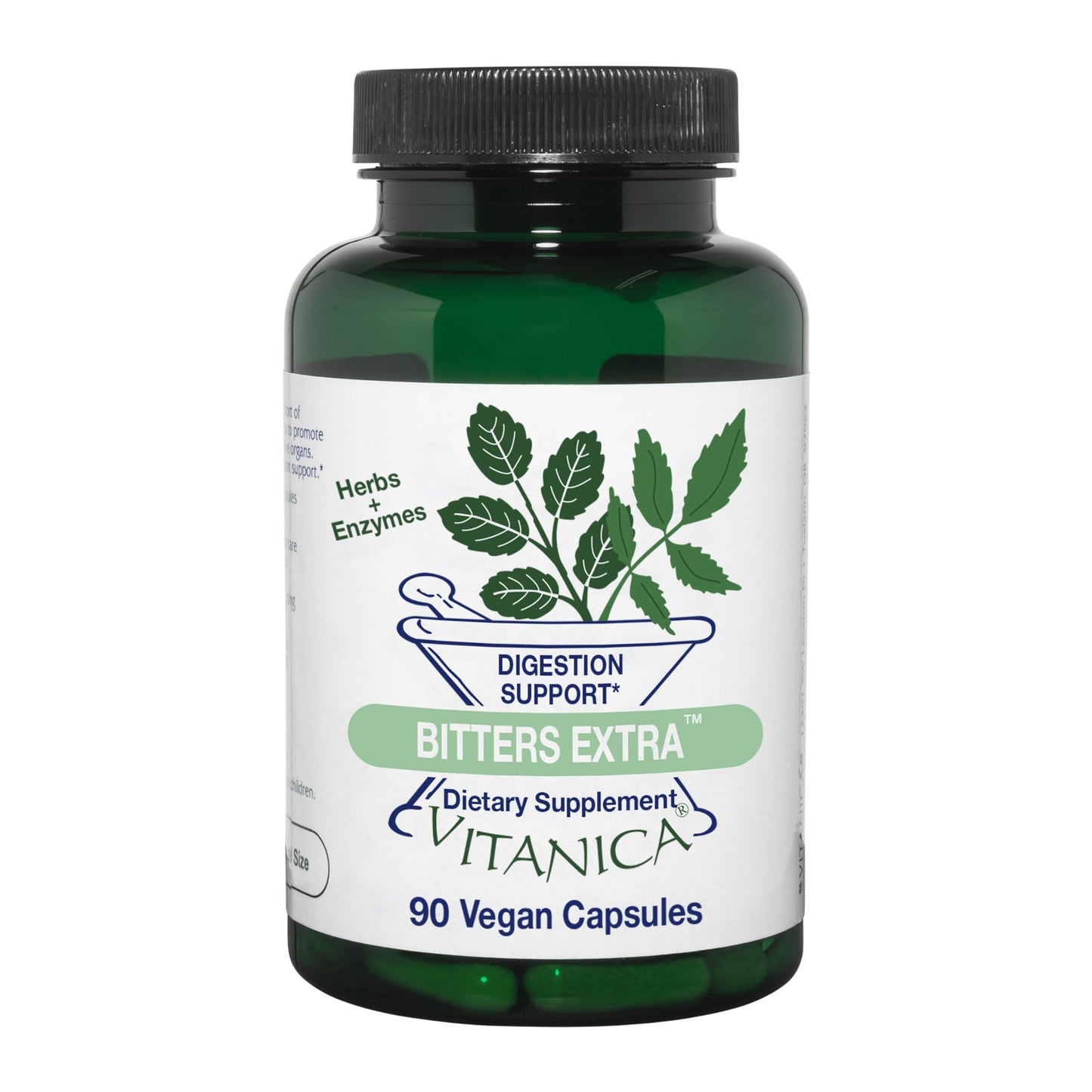 Vitanica Bitters Extra | Digestion Support, Vegan, 90 Capsules