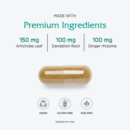 Vitanica Bitters Extra | Digestion Support, Vegan, 90 Capsules