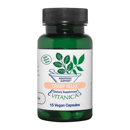 Vitanica Cramp Relax – Vegan Menstrual Support, 15 Capsules