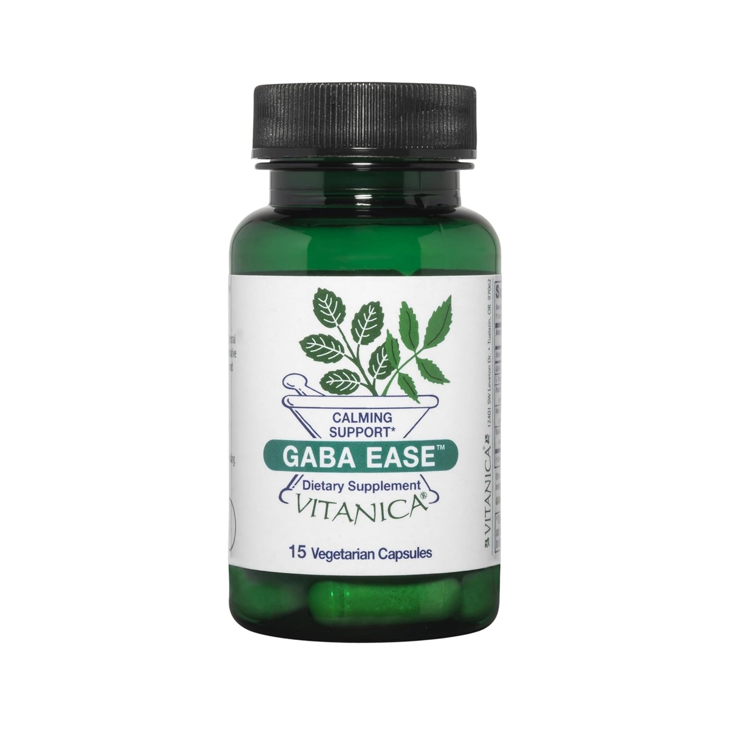 Vitanica GABA Ease – Calm & Relaxation Supplement with GABA & L-Theanine