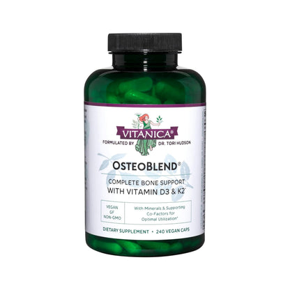 Vitanica OsteoBlend – Bone Support for Vegans | 240 Capsules