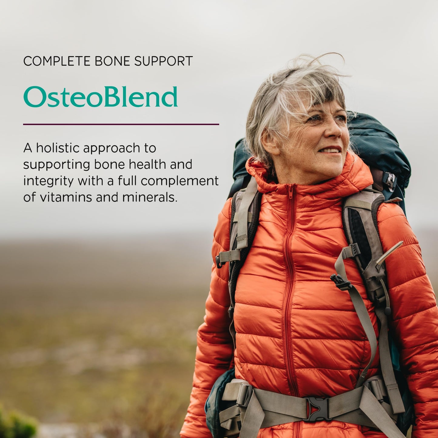 Vitanica OsteoBlend – Bone Support for Vegans | 240 Capsules