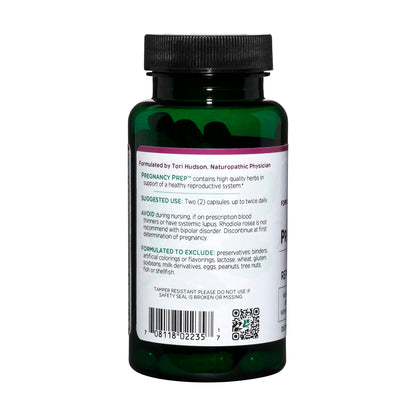 Vitanica Pregnancy Prep – Reproductive System Support, Vegan, 60 Capsules