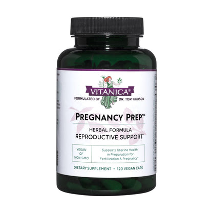 Vitanica Pregnancy Prep - Reproductive System Support, Vegan, 120 Capsules