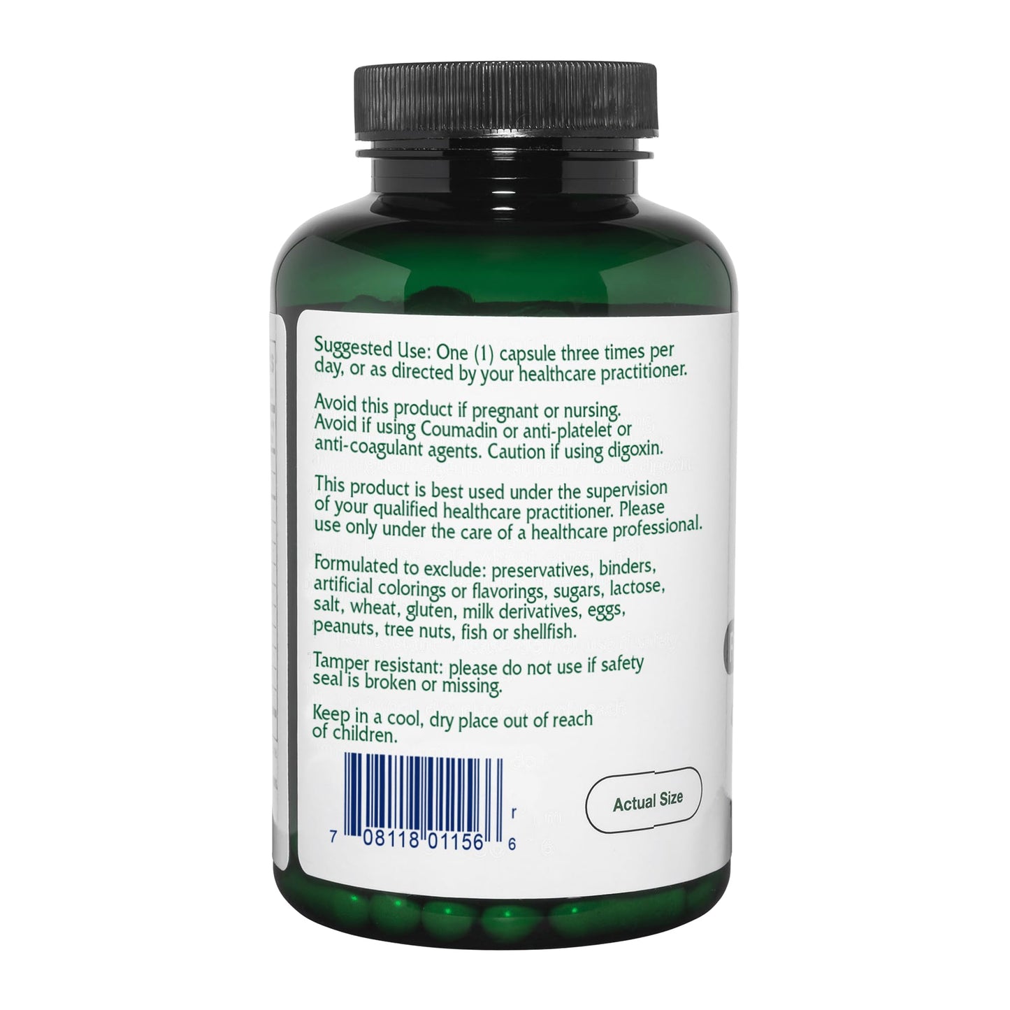 Vitanica Rauwolfia Extra — Cardiovascular Support Supplement | Vegan, 180 Capsules