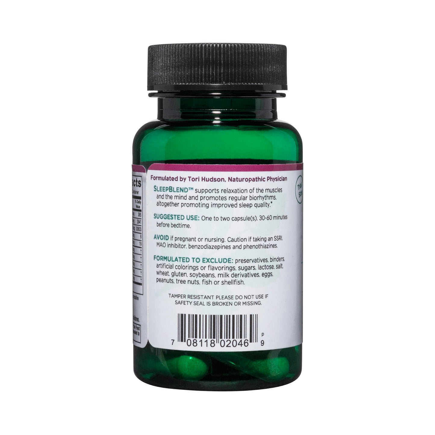 Vitanica SleepBlend – Sleep & Relaxation Support for Women | Melatonin, Valerian Root, Vitamin B2 & B12, Magnesium | 15 Vegan Caps