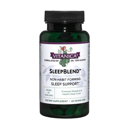 Vitanica Sleepblend – Non Habit Forming Sleep Support (60 Capsules)