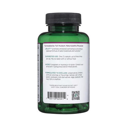 Vitanica Uplift, Mood and Emotional Support, Vegan, 120 Capsules