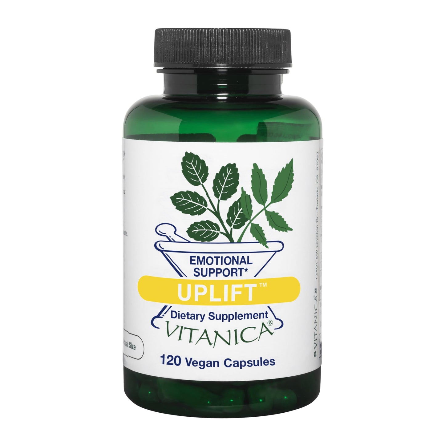 Vitanica Uplift — Mood & Emotional Support, Vegan, 120 Capsules