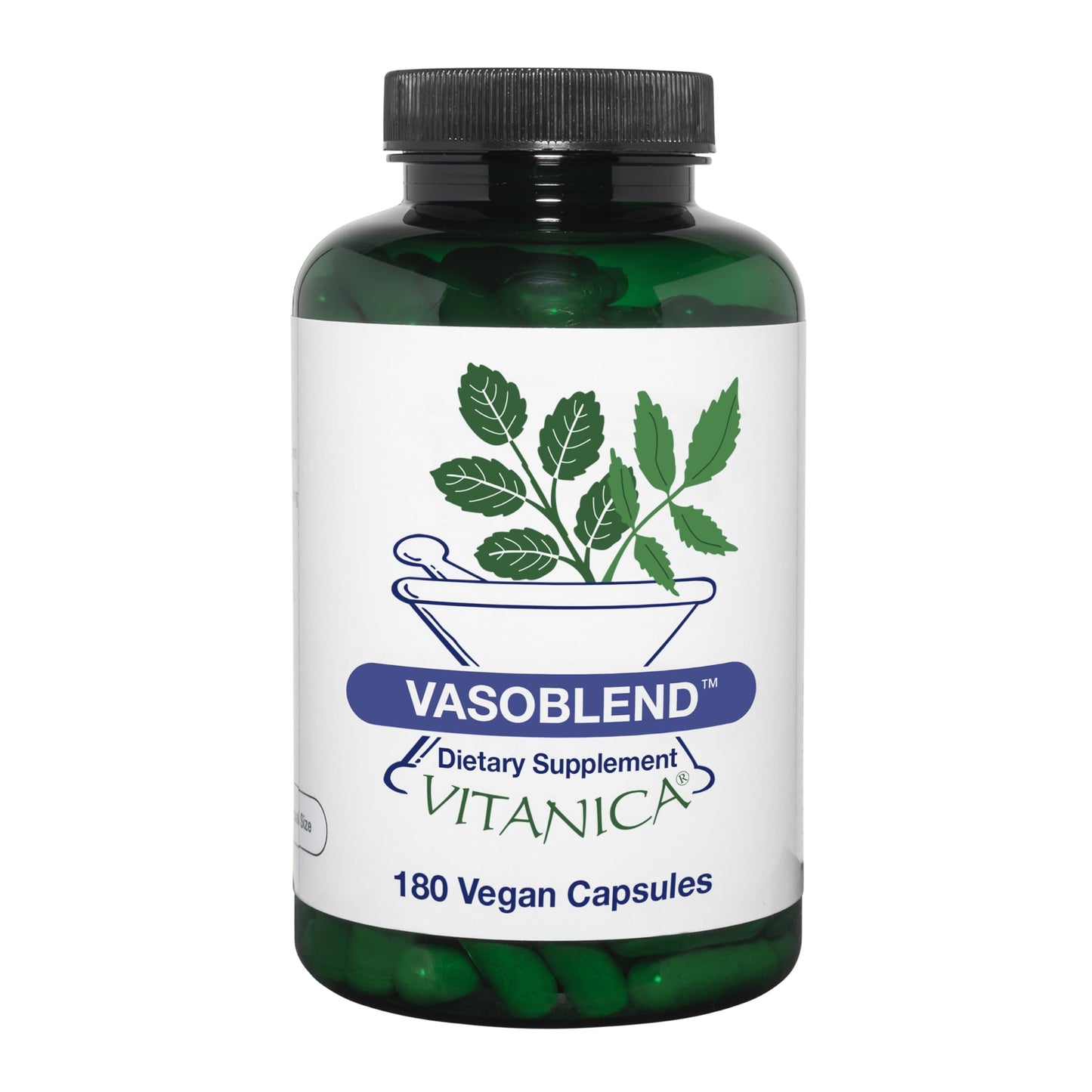 Vitanica VasoBlend – Cardiovascular Support, Vegan/Vegetarian, 180 Capsules