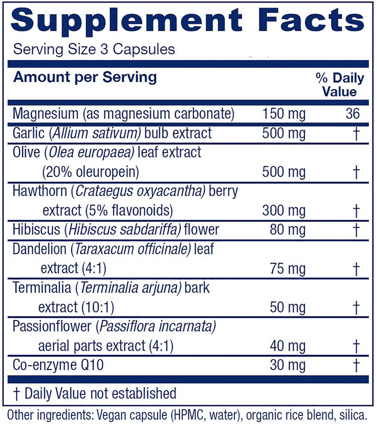 Vitanica VasoBlend – Cardiovascular Support, Vegan/Vegetarian, 180 Capsules