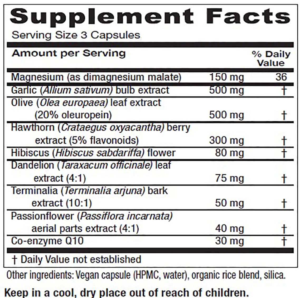 Vitanica VasoBlend: Heart Health with CoQ10, Magnesium and Arjuna