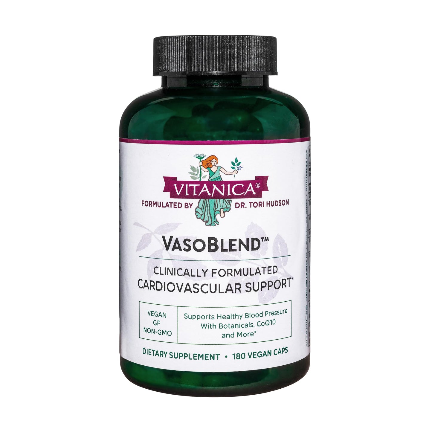 Vitanica VasoBlend: Heart Health with CoQ10, Magnesium and Arjuna