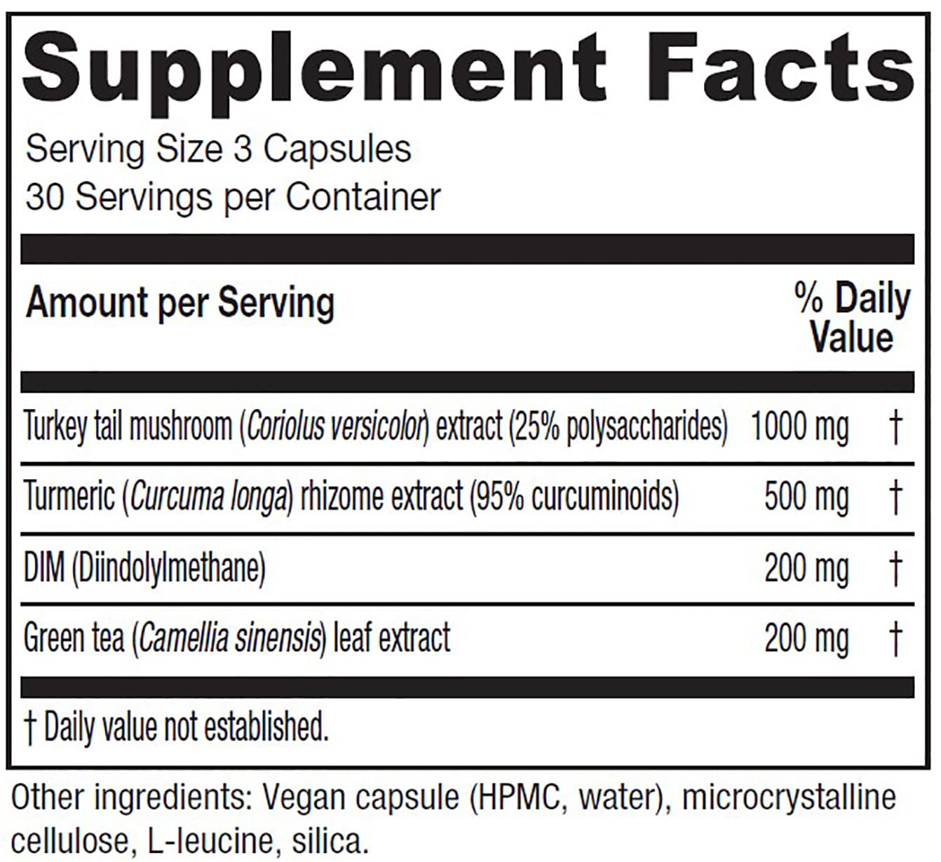 Vitanica CCDG Blend Immune Support Supplement – 90 Capsules | Vegan