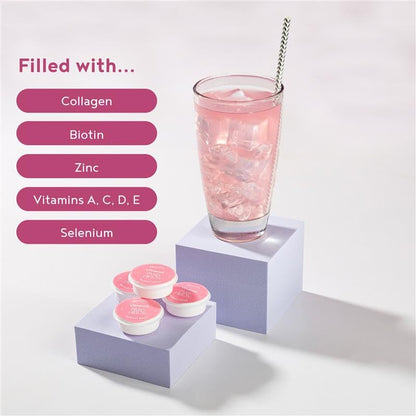 Vitapod Paris Hilton x Beauty+ Radiant Rose – Sugar-Free Drink Mix, 7 Pods, 10 Calories