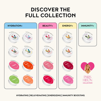 Vitapod Paris Hilton x Beauty+ Radiant Rose – Sugar-Free Drink Mix, 7 Pods, 10 Calories