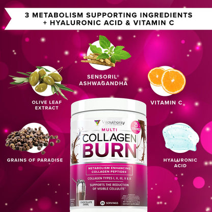 Vitauthority Collagen Peptides Powder – Chocolate, 25 Servings | Hair Skin Nails