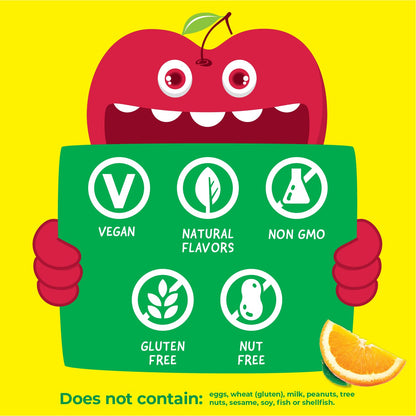 VitaWorks Kids Vitamin C Chewables – 250 mg Orange Flavor | 120 Chewables | Vegan & Gluten Free