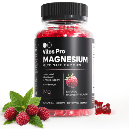 VITES PRO Magnesium Glycinate Gummies – Sleep & Recovery (60 Gummies)