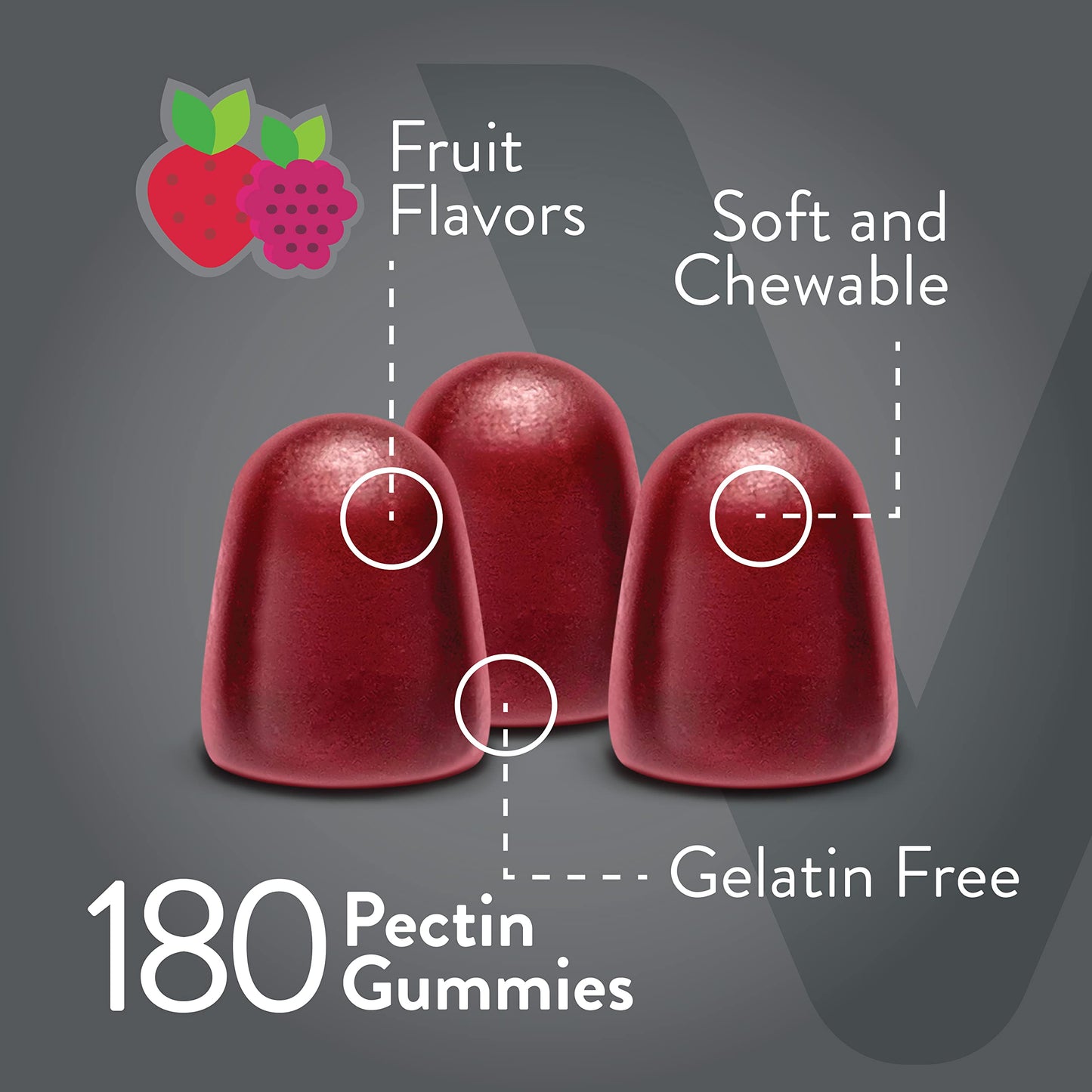 Viteey Prebiotic Fiber Gummies for Adults – 7g Per Serving, 2-Month Supply, Zero Sugar Added, Vegan & Gluten-Free