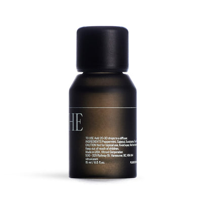 Vitruvi Breathe Minty Cooling Essential Oil Blend - Peppermint, Cajeput & Eucalyptus (0.5 oz)