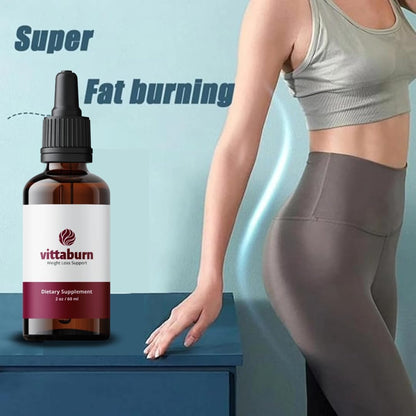 Vittaburn 3 Pack | All-Natural Weight Loss Drops – Boost Metabolism & Control Cravings