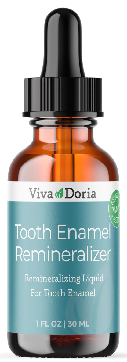 Viva Doria Tooth Enamel Remineralizing Liquid – Protect Enamel & Gum Health (1 fl oz)