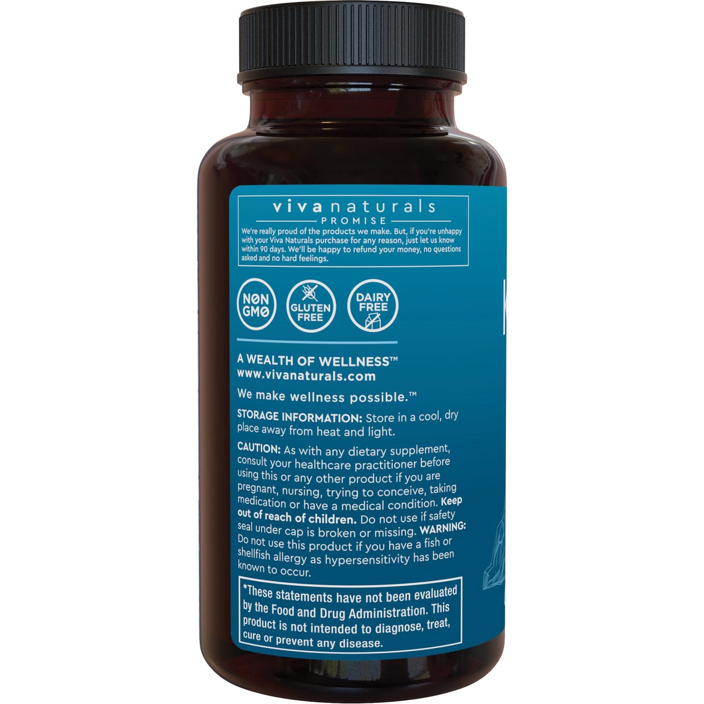Viva Naturals Antarctic Krill Oil 1250 mg — EPA/DHA + Astaxanthin | Joint & Brain Support | No Fishy Aftertaste | Pack of 6