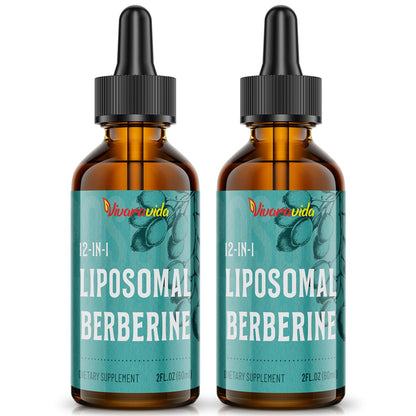 Vivaravida Berberine HCl Drops 3000 mg | Liposomal Berberine HCl Liquid