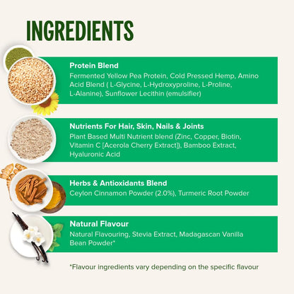 Vivo Life Plant Protein Collagen Builder – Vegan, 25g, Chocolate Mint
