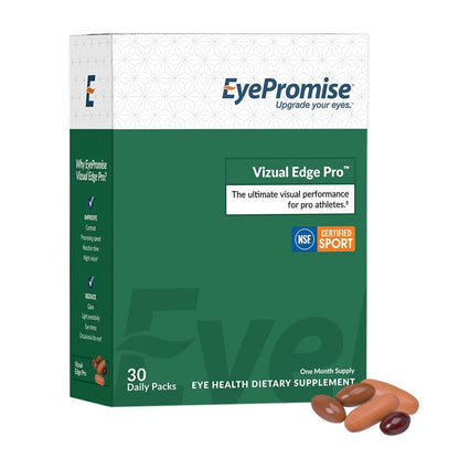 EyePromise Vizual Edge Pro – 30-Day Eye Vitamin with Zeaxanthin & Lutein