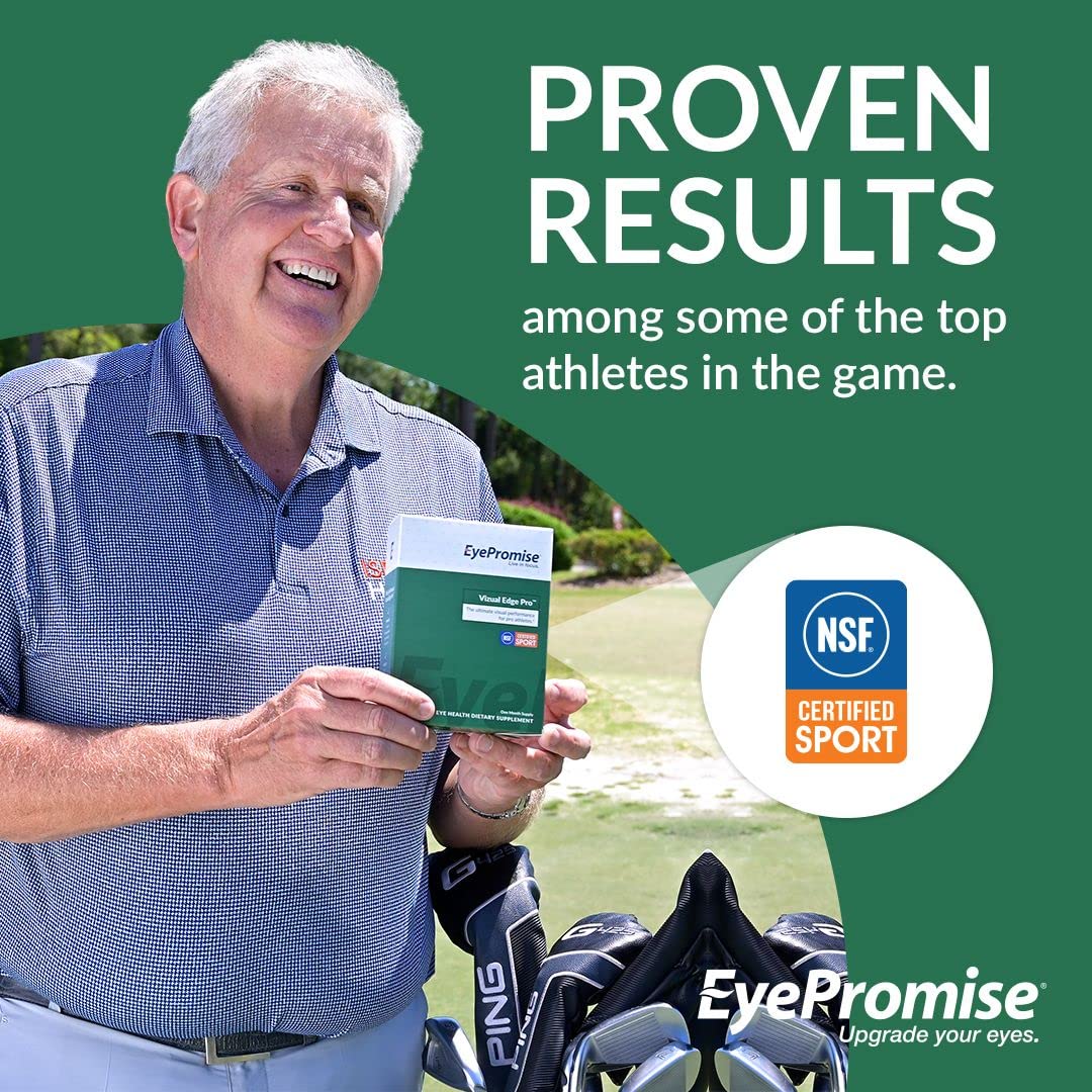 EyePromise Vizual Edge Pro – 30-Day Eye Vitamin with Zeaxanthin & Lutein