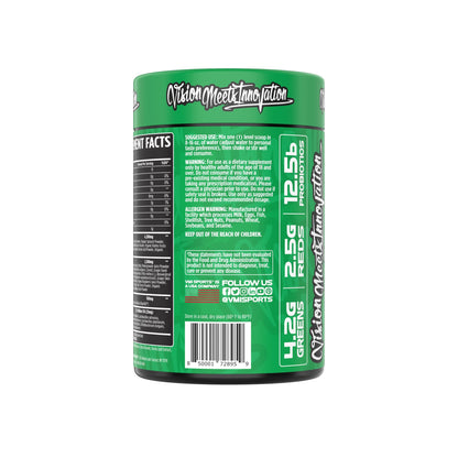 VMI Sports Greens + Reds – Advanced Immunity & Gut Health Superfood | 30 Servings (Raspberry Lemonade)
