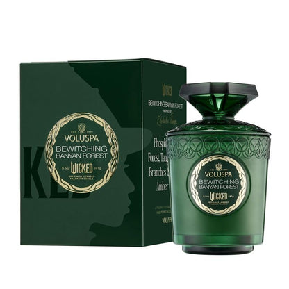 Voluspa Wicked Collection Elphaba Bewitching Banyan Forest Candle – 8.5 oz