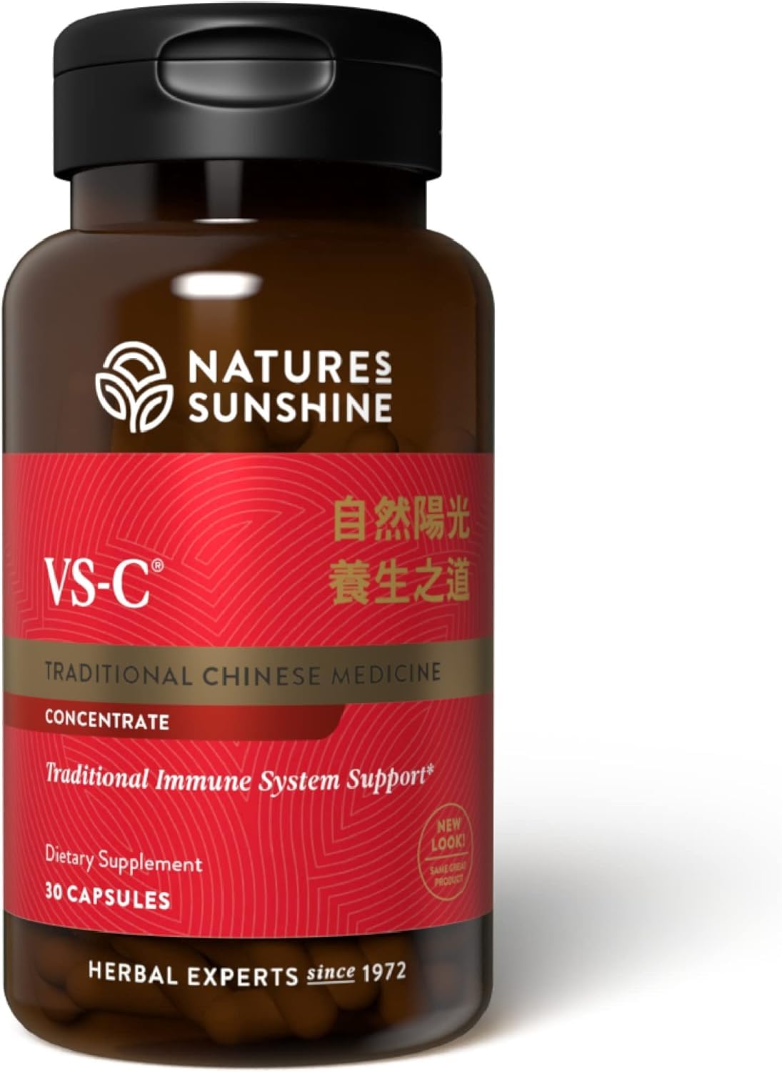 Nature's Sunshine VS-C TCM Concentrate 30 Capsules – Immune Support with Traditional Chinese Herbs
