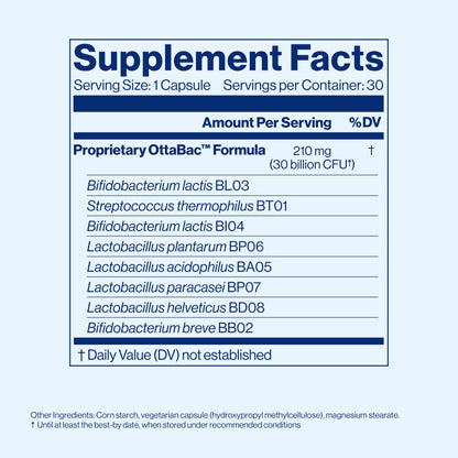 VSL4 Gut Daily Probiotics – 30B CFU, Multi-Strain, 2-Pack (60 Capsules)
