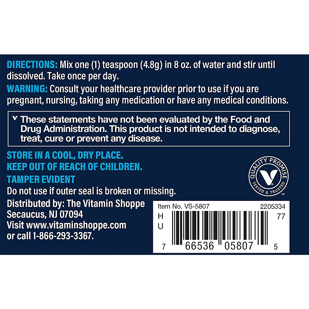 Vthrive Magnesium Relax Powder – Raspberry Lemon, 50 Servings | Stress Relief & Sleep