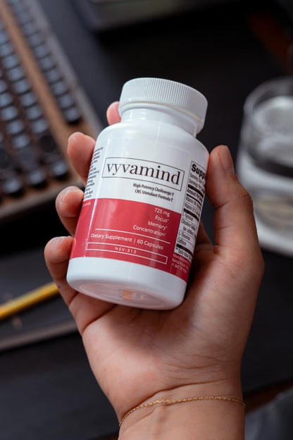 Vyvamind Neurostimulant + Focus Aid — Fast Cognitive Boost, 60 Capsules