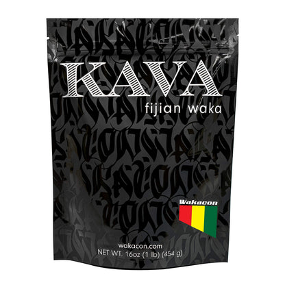 Wakacon Kava Waka Powder – Authentic Noble Kava Root from Fiji – 16 oz