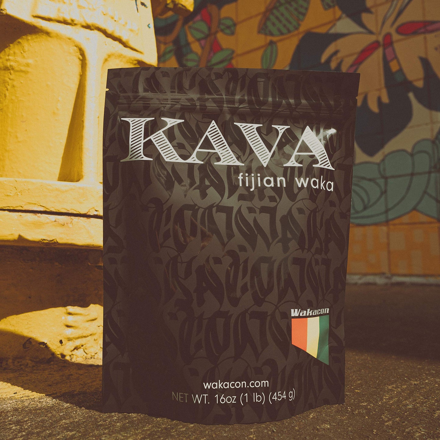 Wakacon Kava Waka Powder – Authentic Noble Kava Root from Fiji – 16 oz