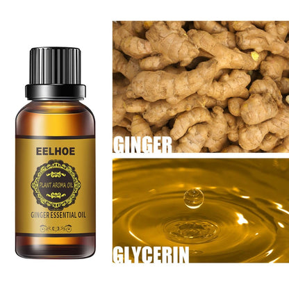 Ginger Essential Oil 10ml - Lymphatic Drainage Massage | Detox & Circulation