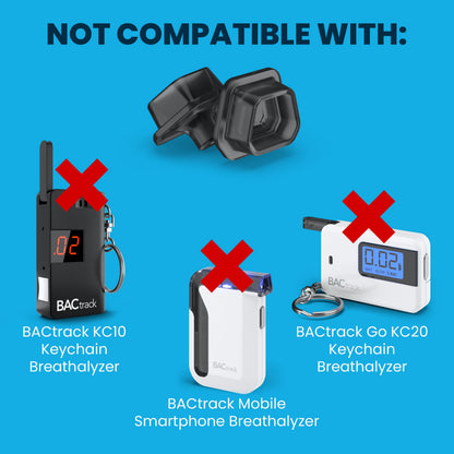 BACtrack C-Series Mouthpieces (20-Count) - Compatible with C6 & C8 Breathalyzers | Not Compatible with BACtrack Mobile