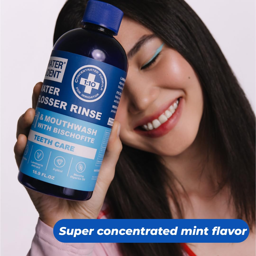 Water Dent Water Flosser Rinse – Concentrate Mouthwash 1:10, Mint