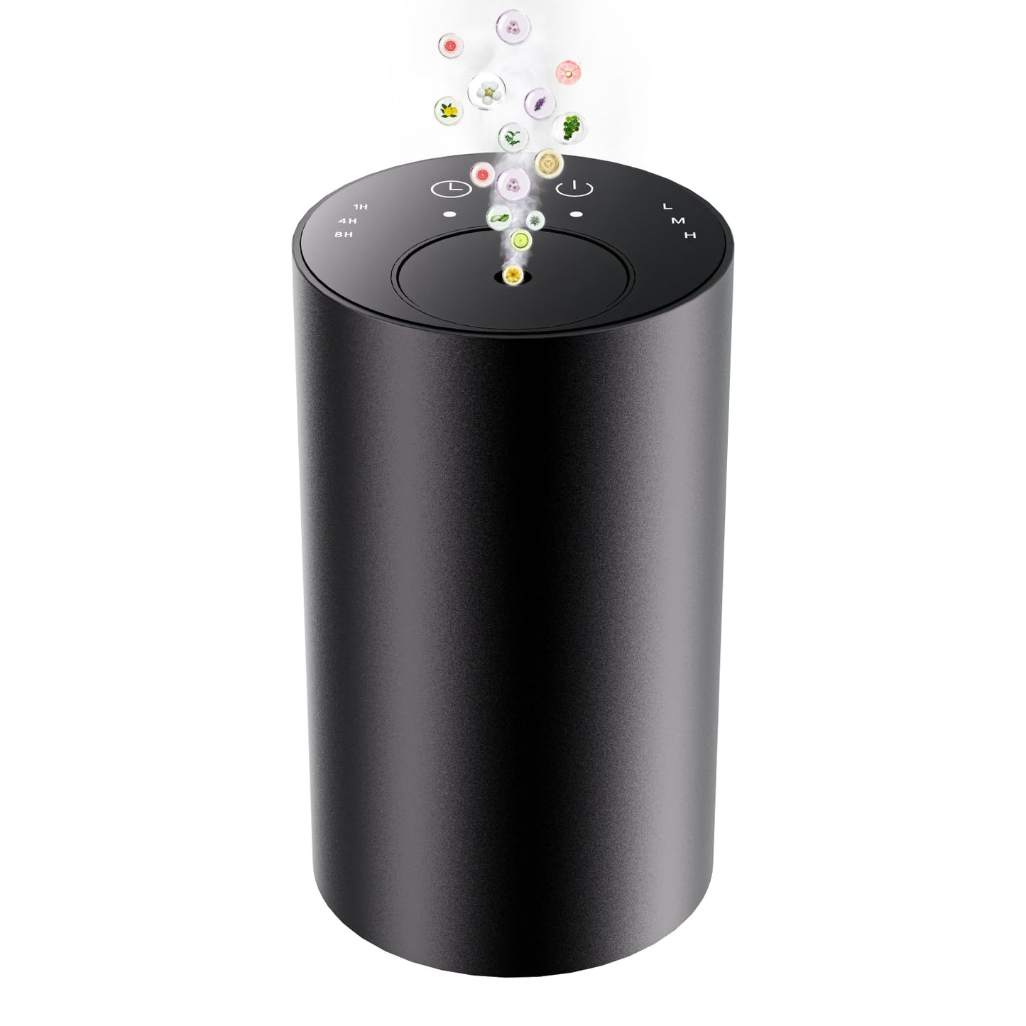 Waterless Essential Oil Diffuser - Portable Battery-Operated (Black) | 3 Mist Levels