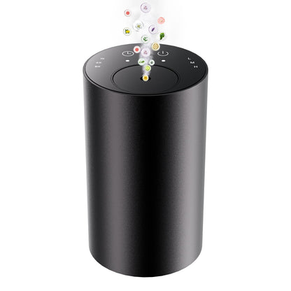 Waterless Essential Oil Diffuser - Portable Battery-Operated (Black) | 3 Mist Levels