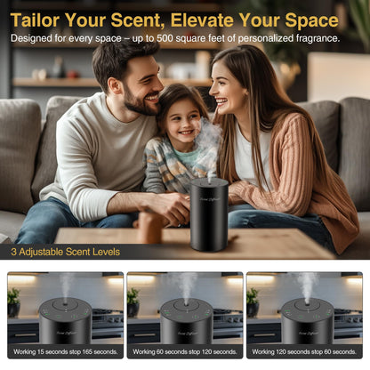 Waterless Essential Oil Diffuser Starter Kit — Battery-Operated, No Water Needed