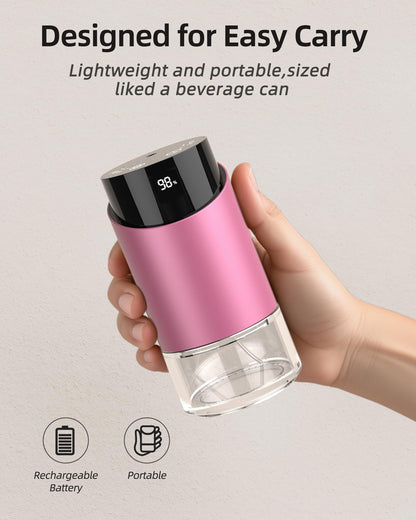 Waterless Essential Oil Diffuser – Portable, 3 Timers & 3 Mist Levels
