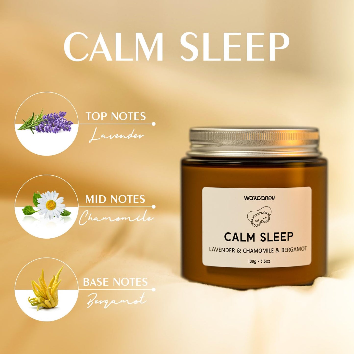 Waxcanpy Scented Candle Gift Set – 2-Pack Soy Candles for Sleep, Relaxation & Home Decor